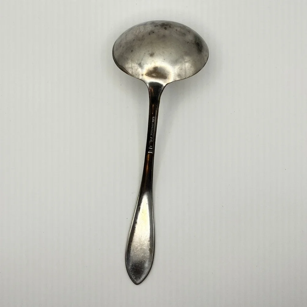 Wm Rogers Gravy Ladle Lady Hamilton Oneida Silverplate Silver Fair 1932 ArtDeco